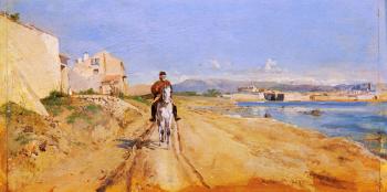 讓 路易 歐內斯特 梅索尼爾 Self-Portrait Along The Route De La Salice, Antibes 讓 路易 歐內斯特 梅索尼爾 Self-Portrait Along The Route De La Salice, Antibes